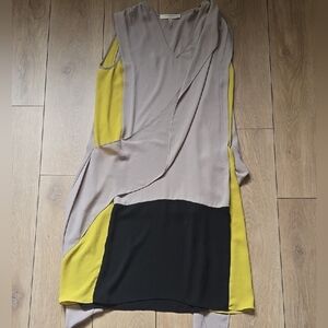 BCBGMaxAzria Colorblock Sleeveless Dress Size S